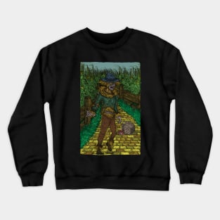 Zombie Walkers Of Oz Scarecrow Crewneck Sweatshirt